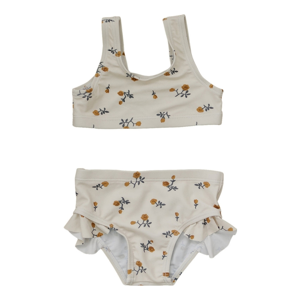 NWT Mebie Baby Two Piece Swim Set w/ Ruffle Bottoms